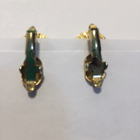 Vintage LC Clip On Earrings Granny Chic - Picture 3 of 6